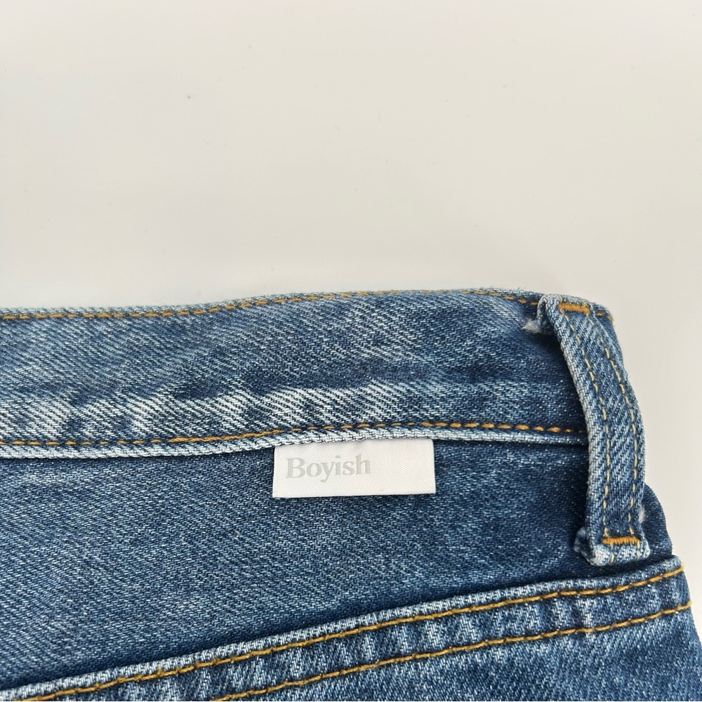 Boyish Billy Jeans in Mame Wash Heavily Distressed Button Fly Women’s Size 28 - Picture 9 of 16